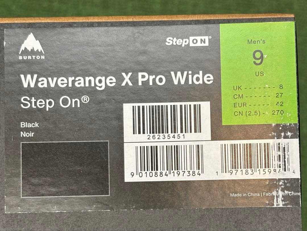 Burton Waverange X Pro Wide 9 新品