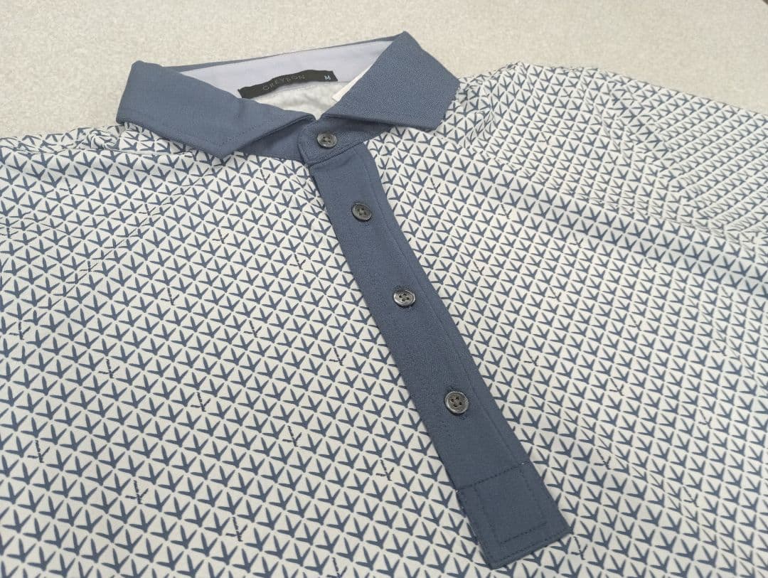 GREYSON グレイソン　 FOOTPRINTS POLO 表記M