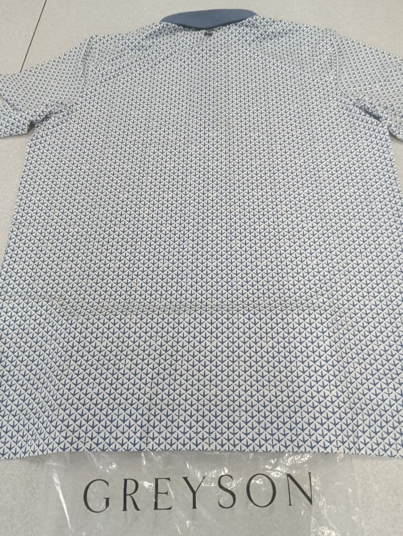 GREYSON グレイソン　 FOOTPRINTS POLO 表記M