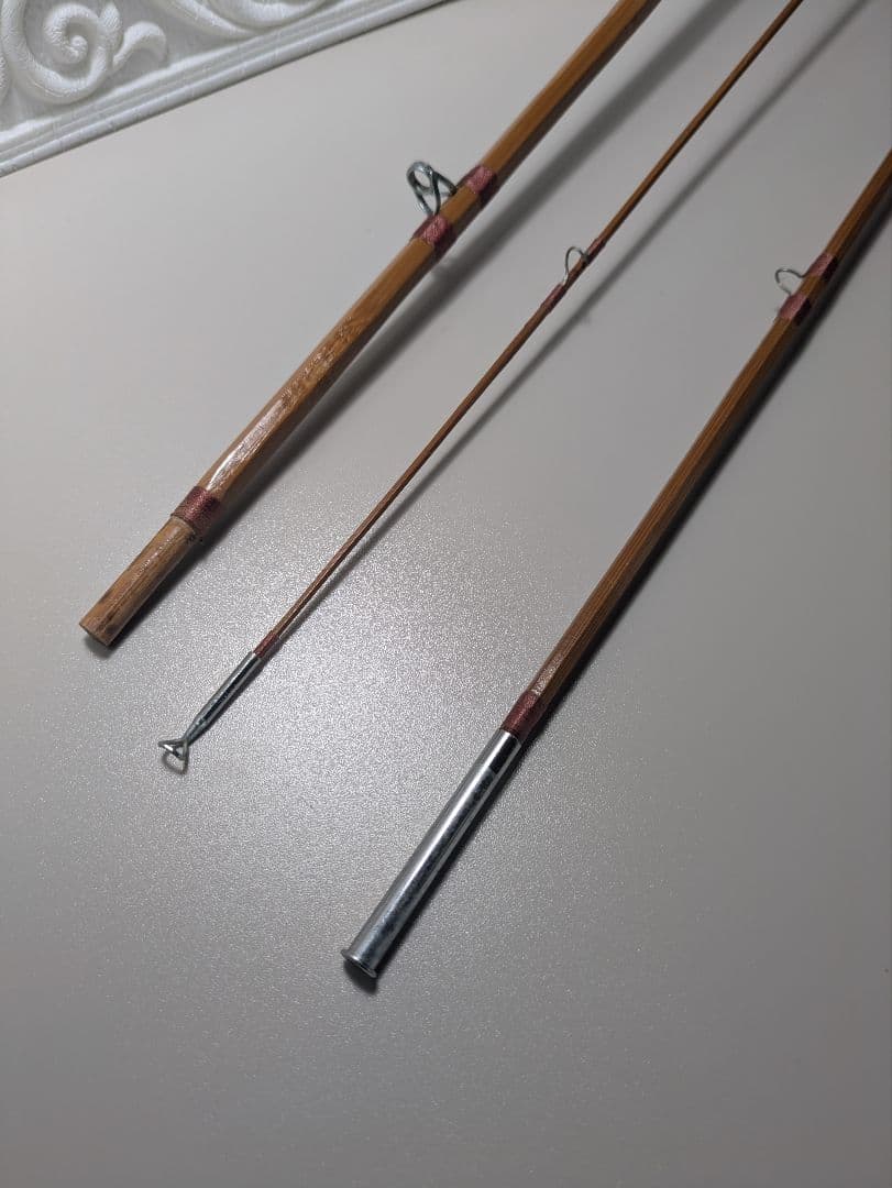 フライロッド バンブーロッド コルクハンドル