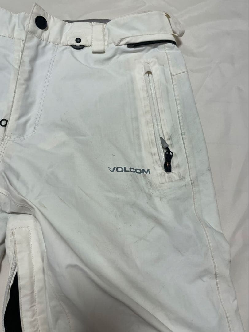 VOLCOM GORE-TEX ホワイト スノーボードパンツ　Mサイズ