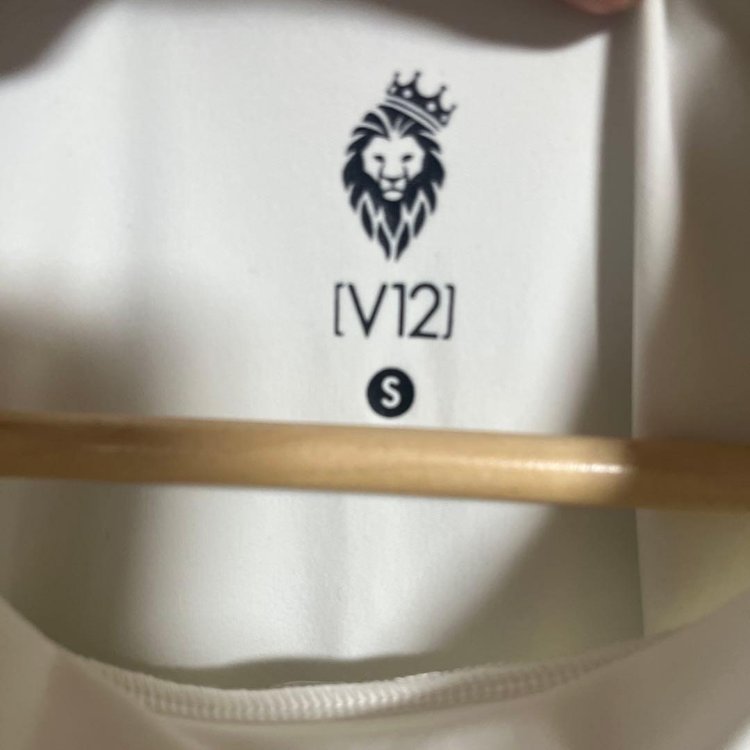 V12 ホワイトシャツ S