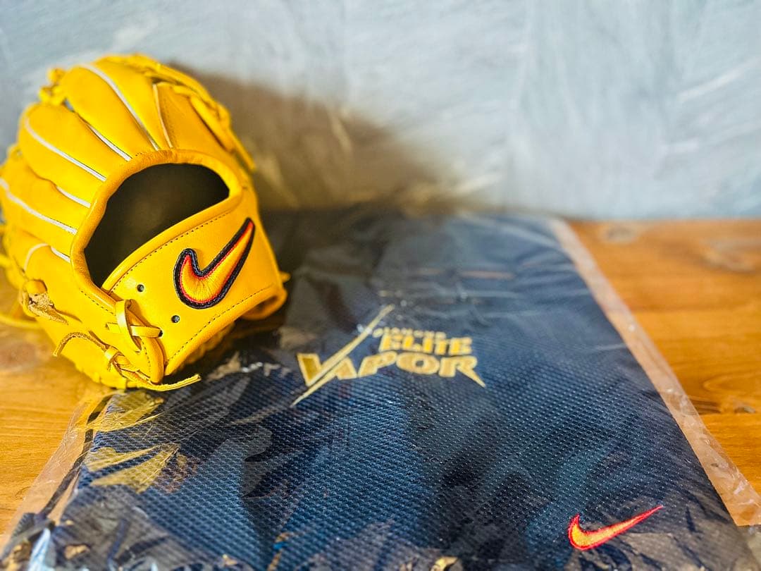 美品 箱付 NIKE ナイキ 外野手用グラブ グラブケース新品 超希少品