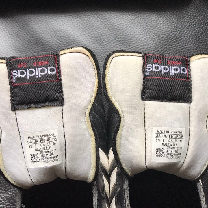 アディダス　ワールドカップ　ドイツ製　27.5センチ