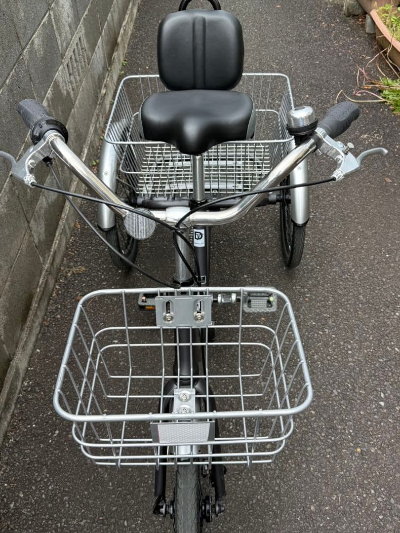 大人用　三輪自転車　グレー超美品！