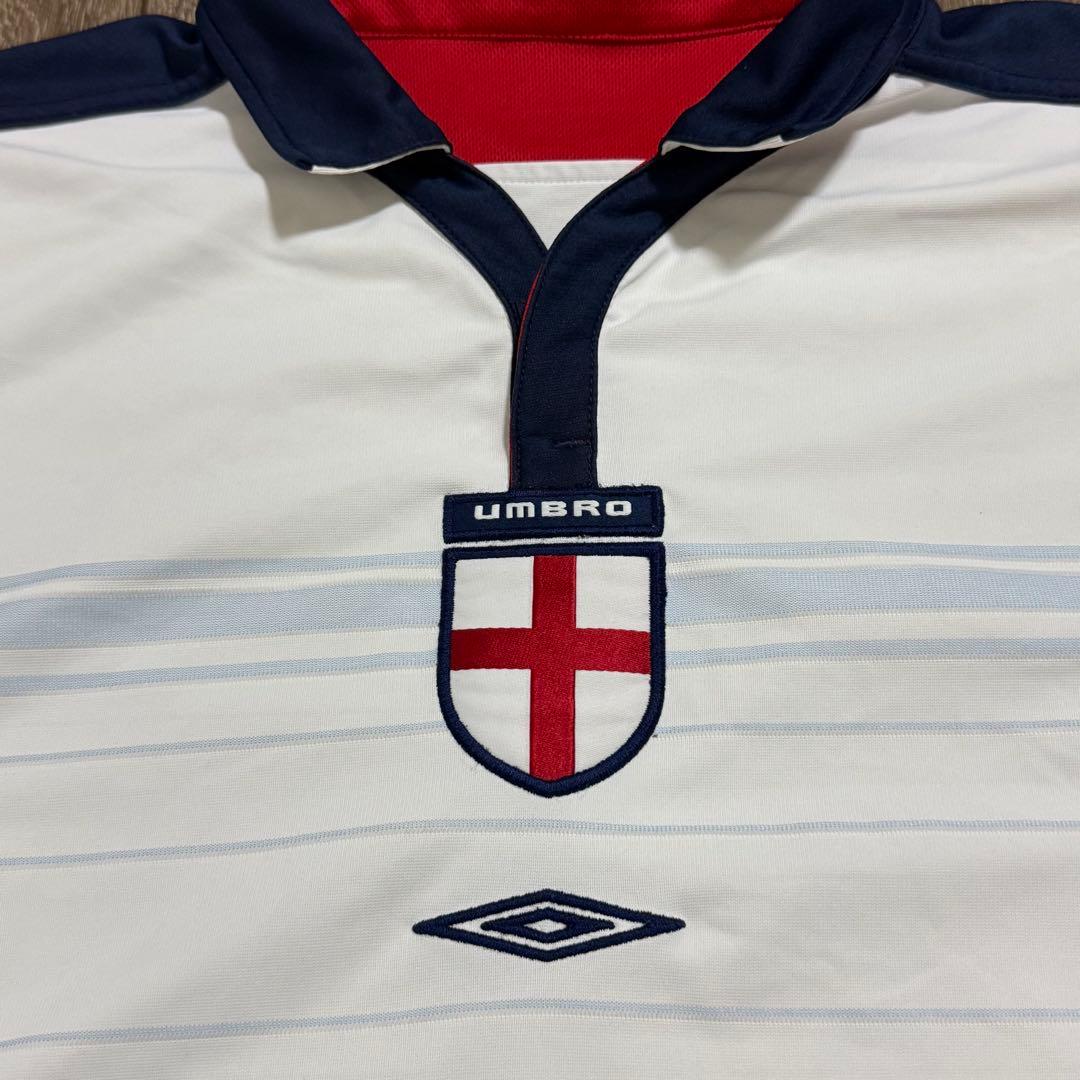 正規品 Umbro イングランド代表 03/05 ベッカム ホーム ユニフォーム