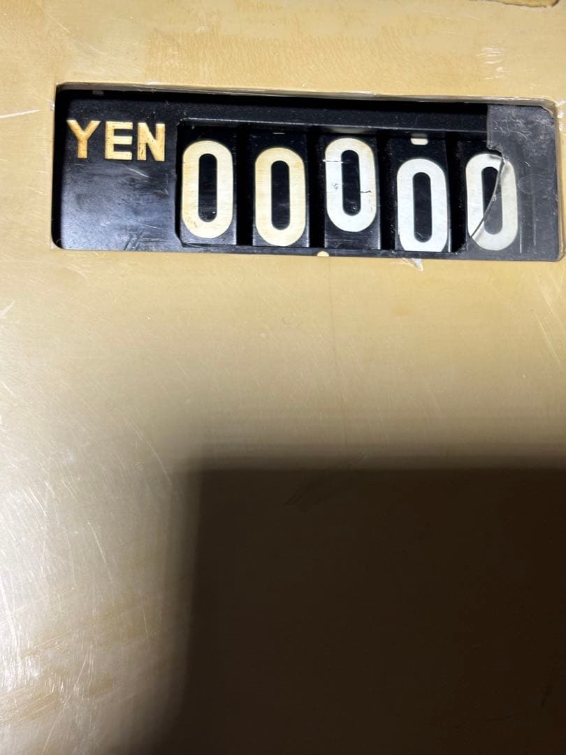 ジャンク品　昭和レトロ 猪越レジスター　当時物
