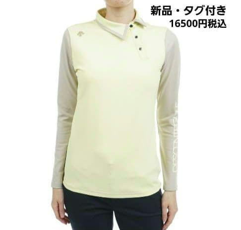値下げ☆新品・タグ付き《DESCENTE》裏起毛☆ストレッチ☆防風機能☆トップス
