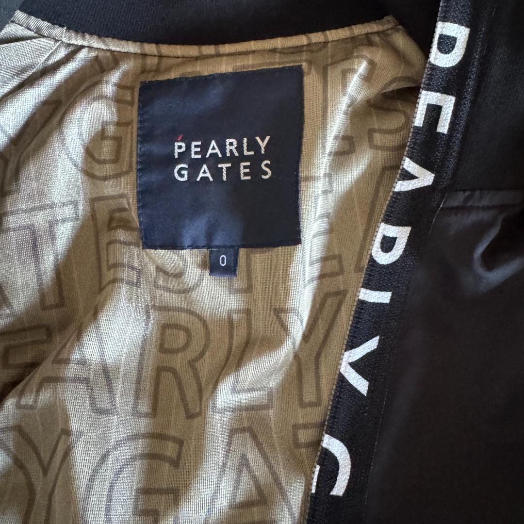 【中古】PEARLY GATES パーリーゲイツ ゴルフ ブルゾン ブラック