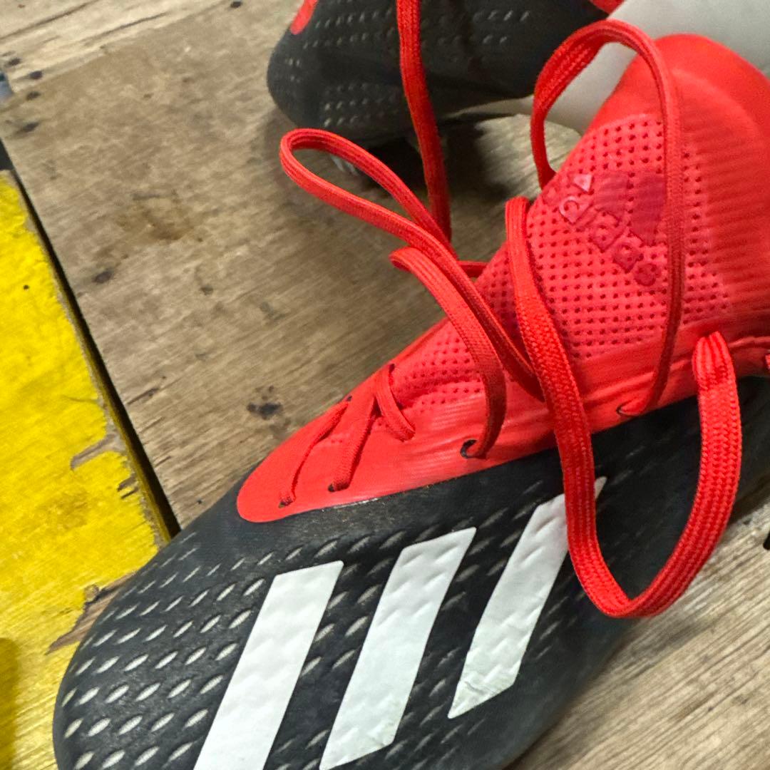 adidas Xシリーズ サッカーシューズ レッド/ブラック　FG 25.0