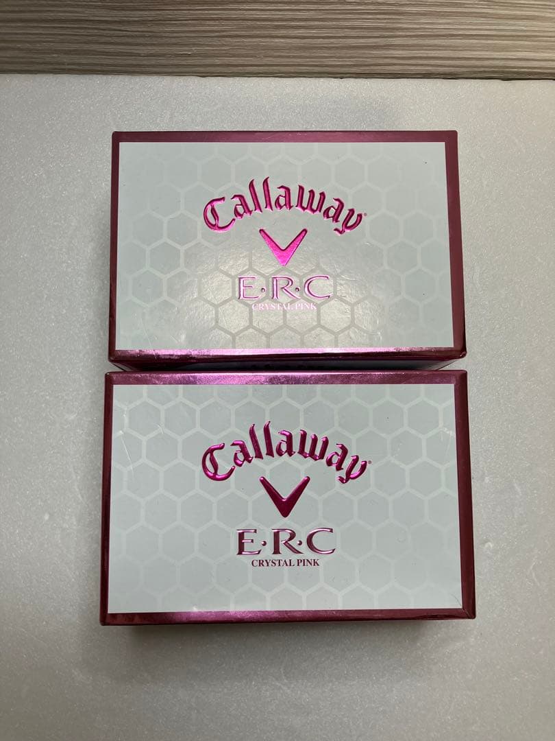 未使用品 Callaway E.R.C. CRYSTAL PINK ゴルフボール