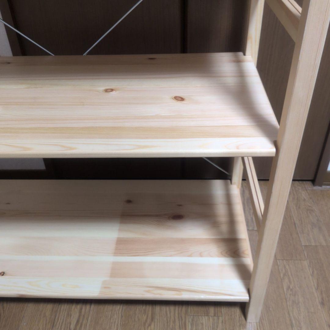MUJI 無印良品　パイン材ユニットシェルフ 4段