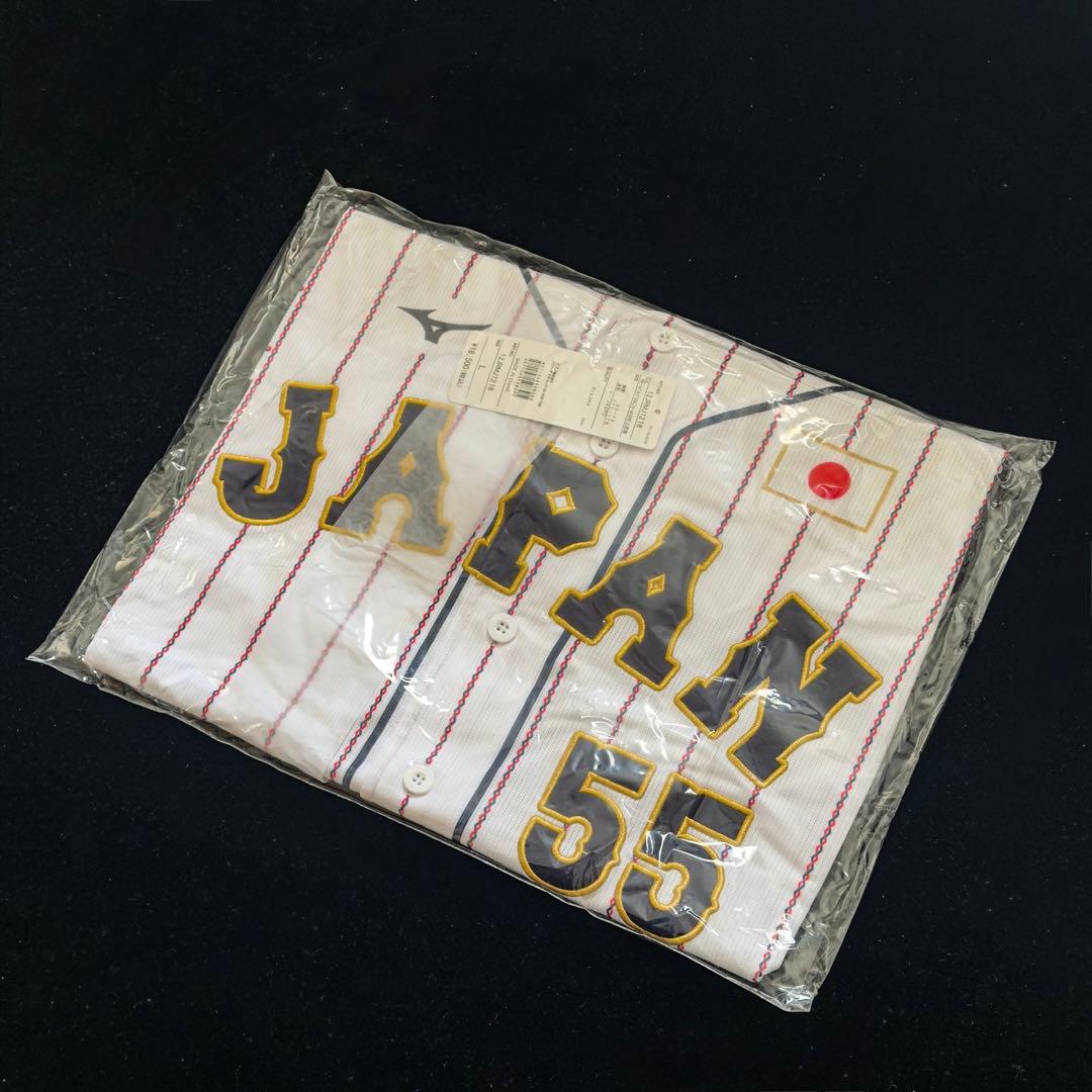 新品Lサイズ 村上宗隆 侍ジャパン選手レプリカユニフォーム ホーム 刺繍タイプ