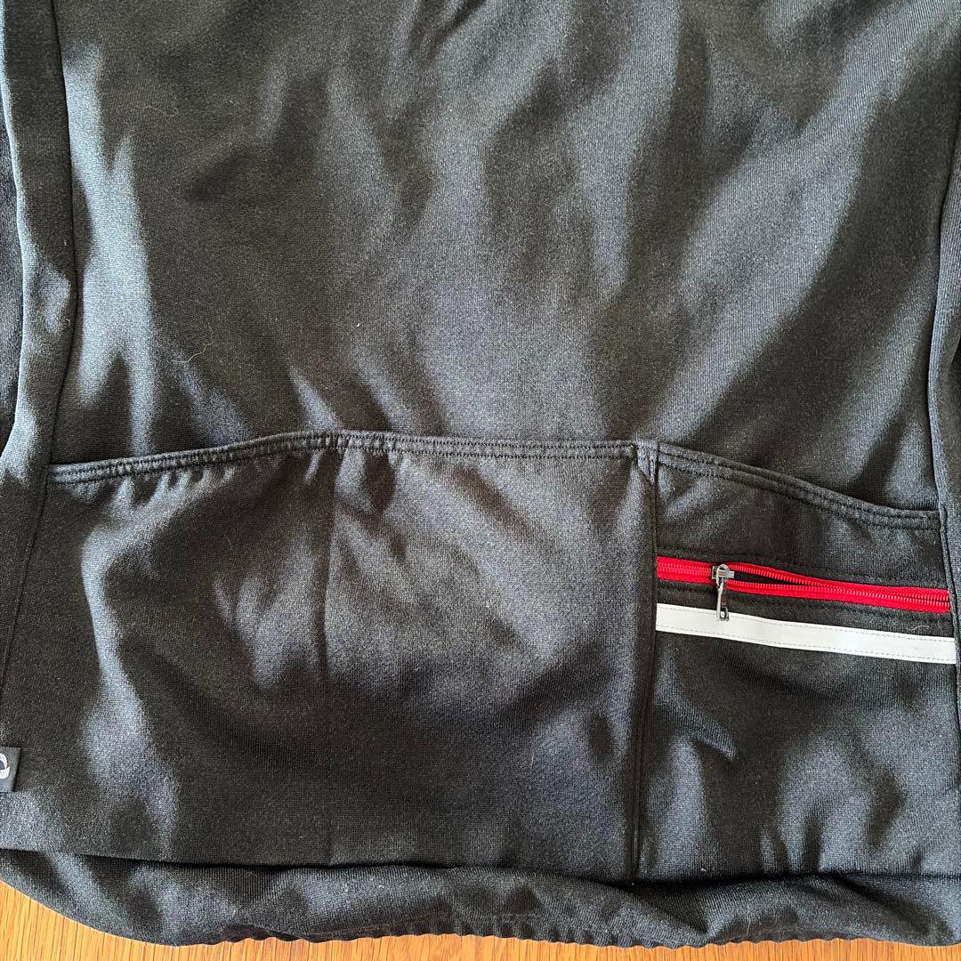 PEARL IZUMI ブラック サイクルジャージ 長袖　M 美品