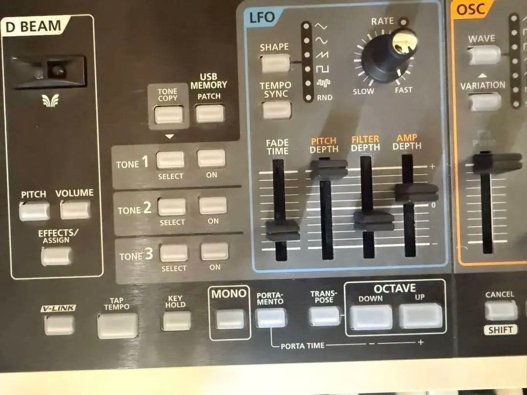 Roland GAIA SH01 シンセサイザー