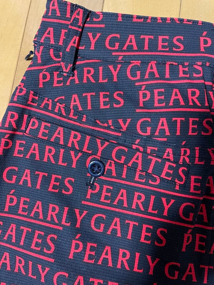 新品未使用　タグ付きPEARLY GATES ロゴプリントスカート