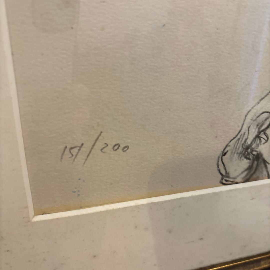 リトグラフ　ロデオ舞台への入口　約95.5×75.5 　クロード　ワイズバッシュ