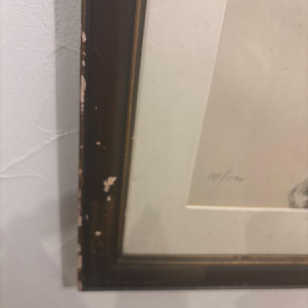 リトグラフ　ロデオ舞台への入口　約95.5×75.5 　クロード　ワイズバッシュ