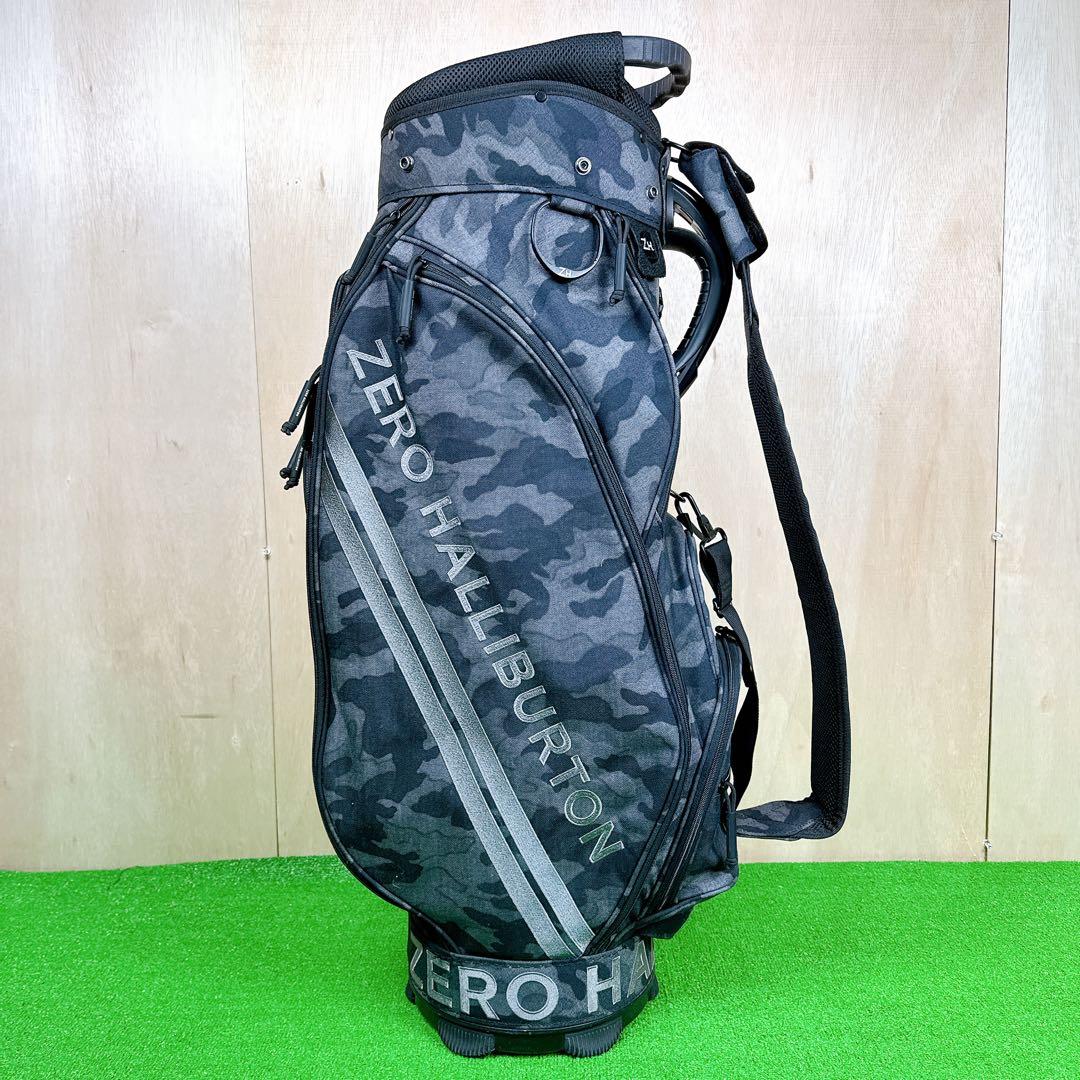 【美品】 ゼロハリバートン キャディバッグ ブラックカモ ZHG-CB1 希少品