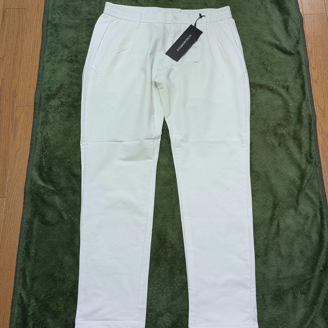【新品】LUXEAKMPLUS 防風ヘムロゴストレッチロングパンツXLサイズ