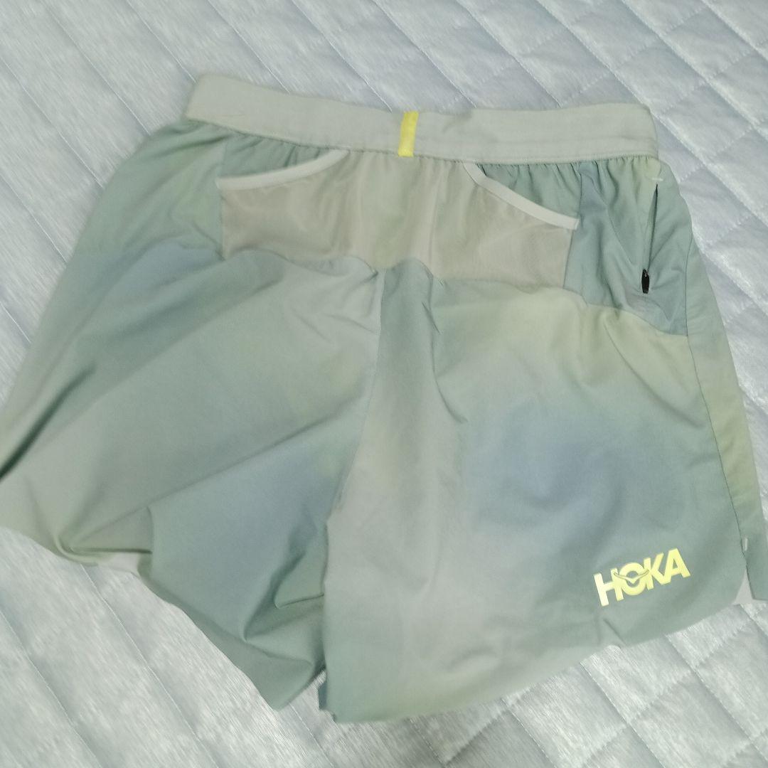 HOKA ONE ONE XS 陸上用シャツ パンツセット　グラデーション