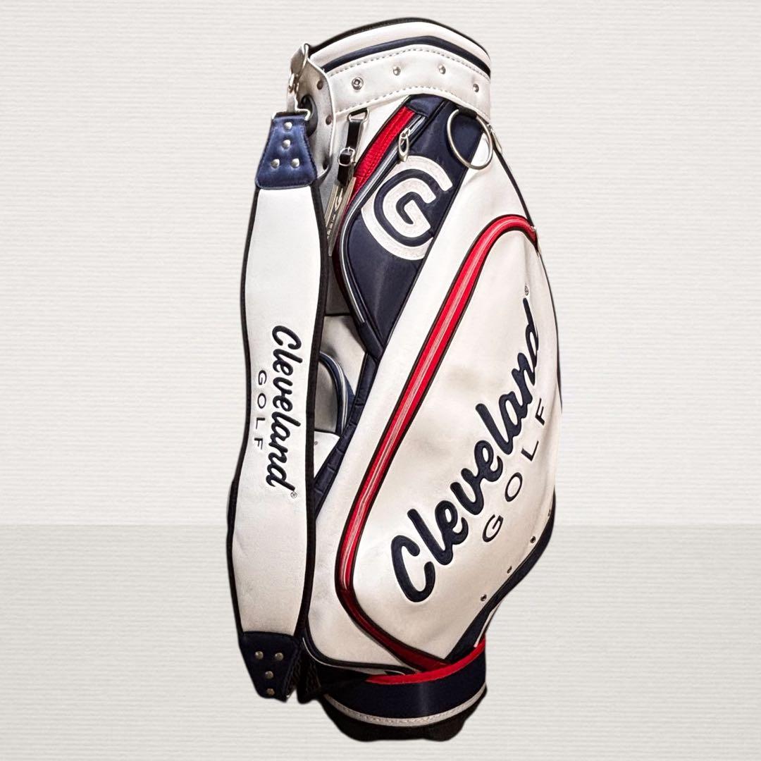 ✨超美品✨ Cleveland ゴルフバッグ トリコロール 9.5型