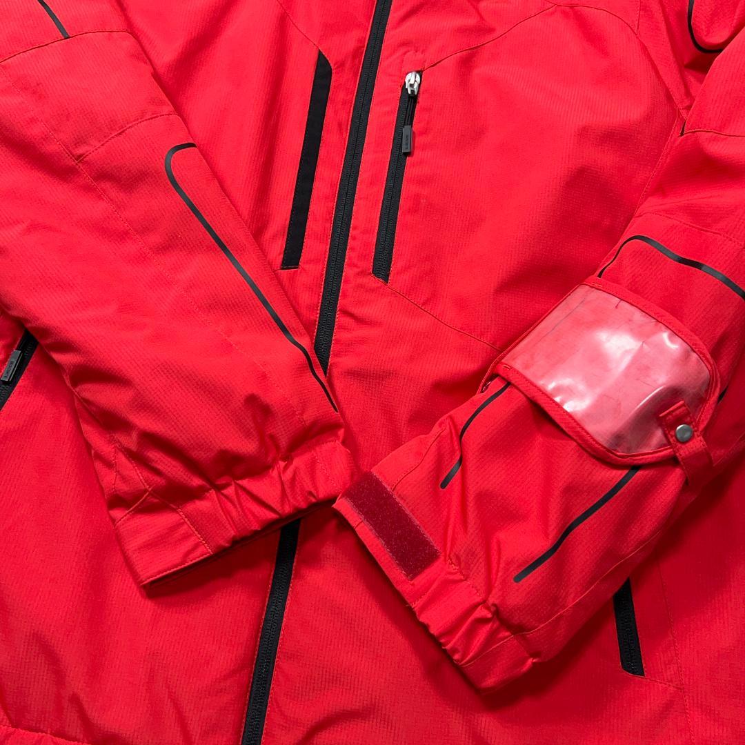美品 DESCENTE デサント スキーウェア メンズO 近年モデル 赤×黒