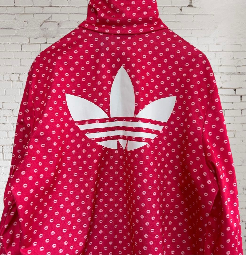 アディダス　adidas トラックジャケット　ドット柄95サイズFIREBIRD