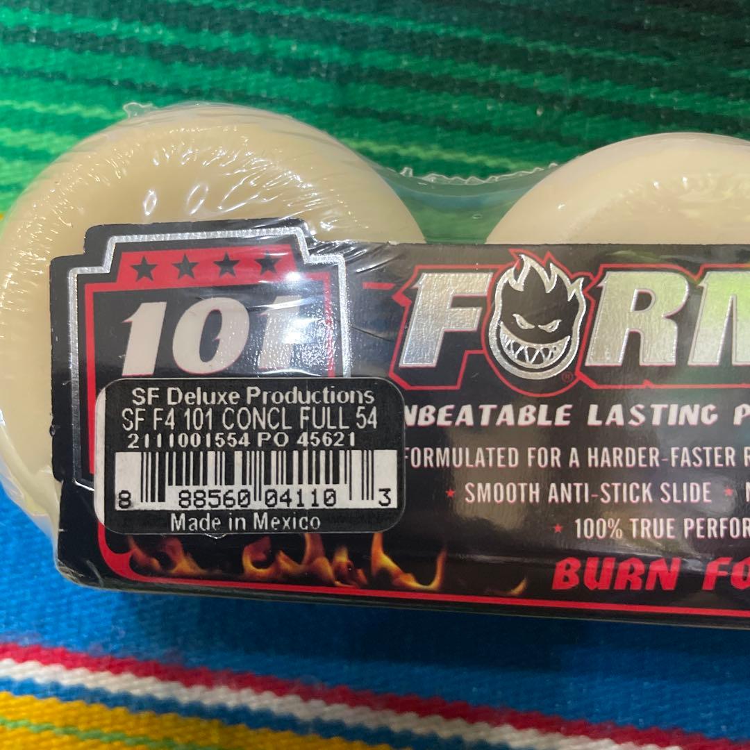 スケートボード SPITFIRE FORMULA FOUR 101DURO 54mm