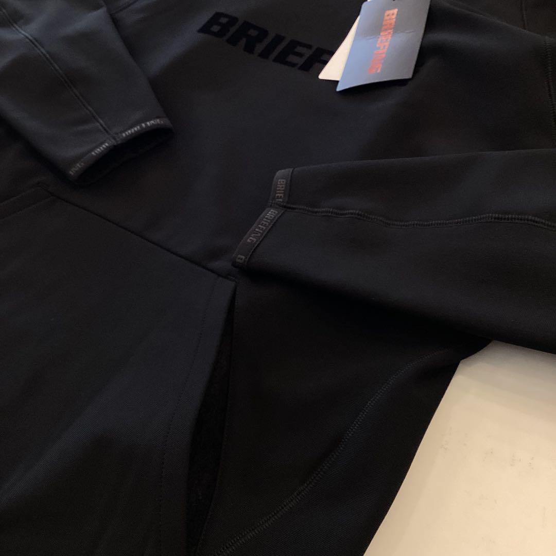 完売品　新品　BRIEFING MEN’S LOGO HOODIE ブラック　S