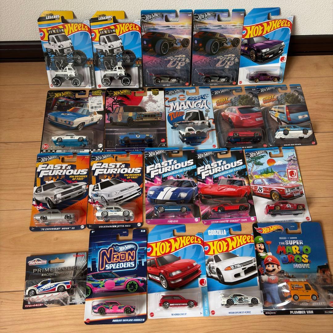 Hot Wheels　ホットウィール　他ミニカーセット　40台