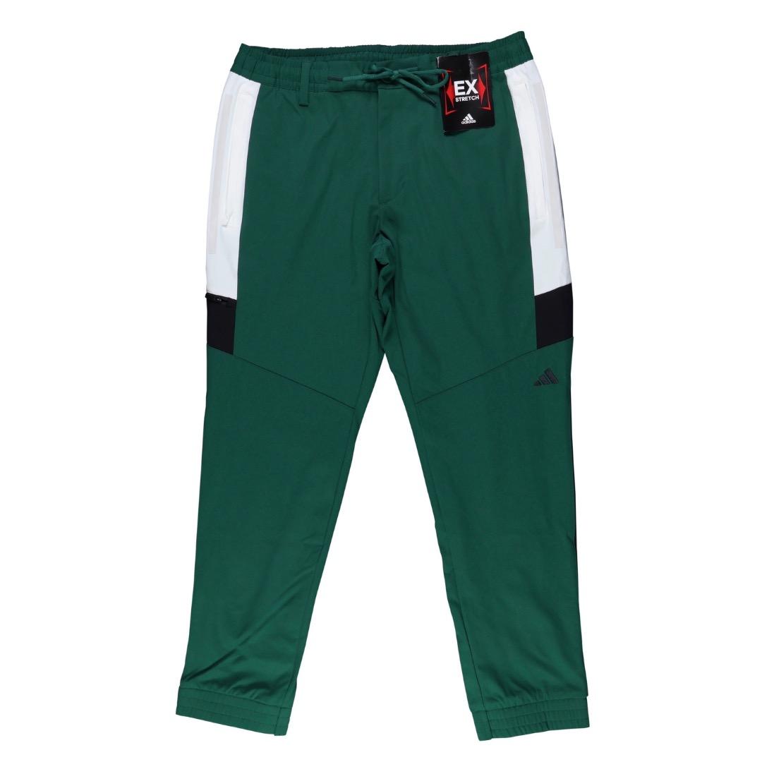【79】秋冬 定価14,300円 アディダス ゴルフ ジョガーパンツ 緑