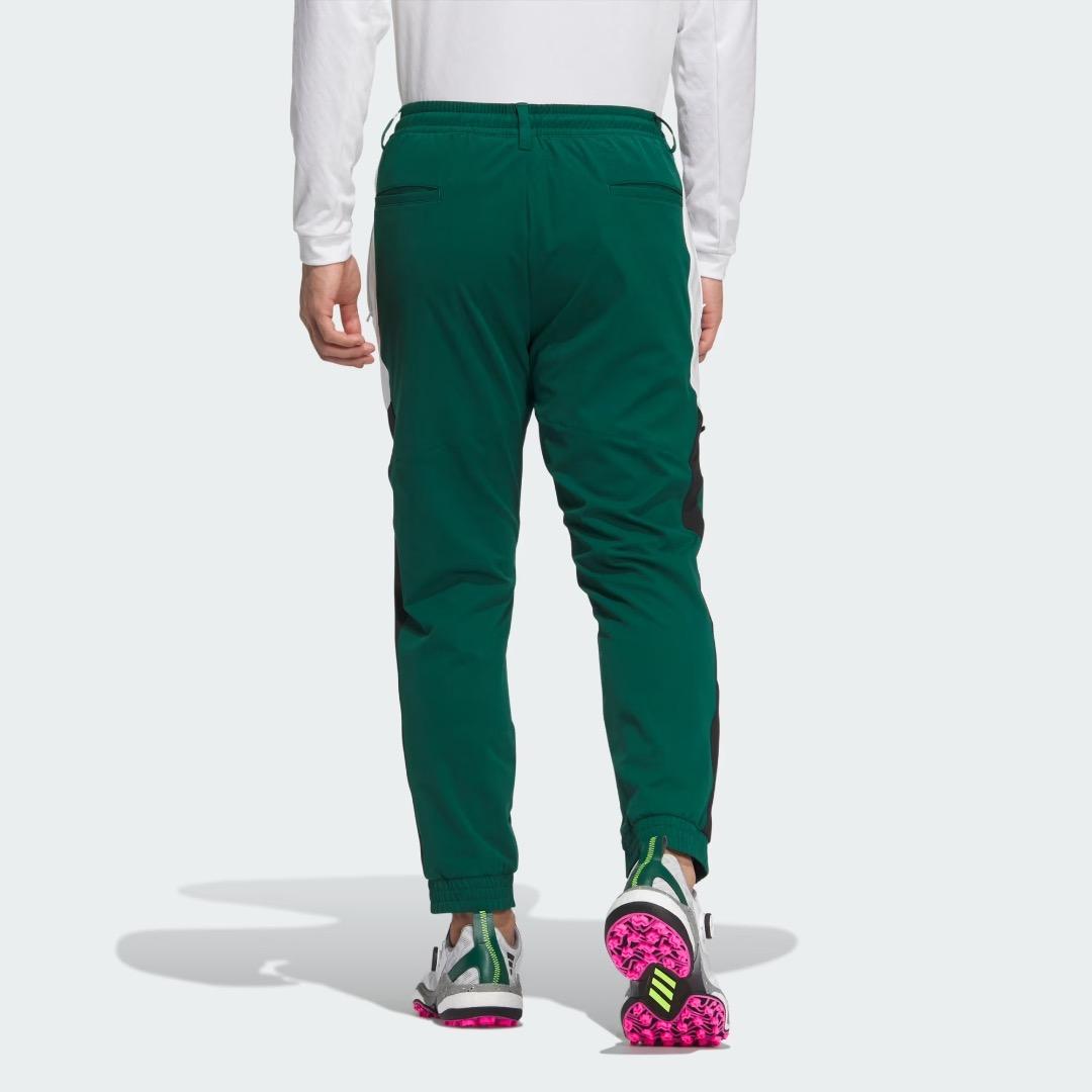 【79】秋冬 定価14,300円 アディダス ゴルフ ジョガーパンツ 緑