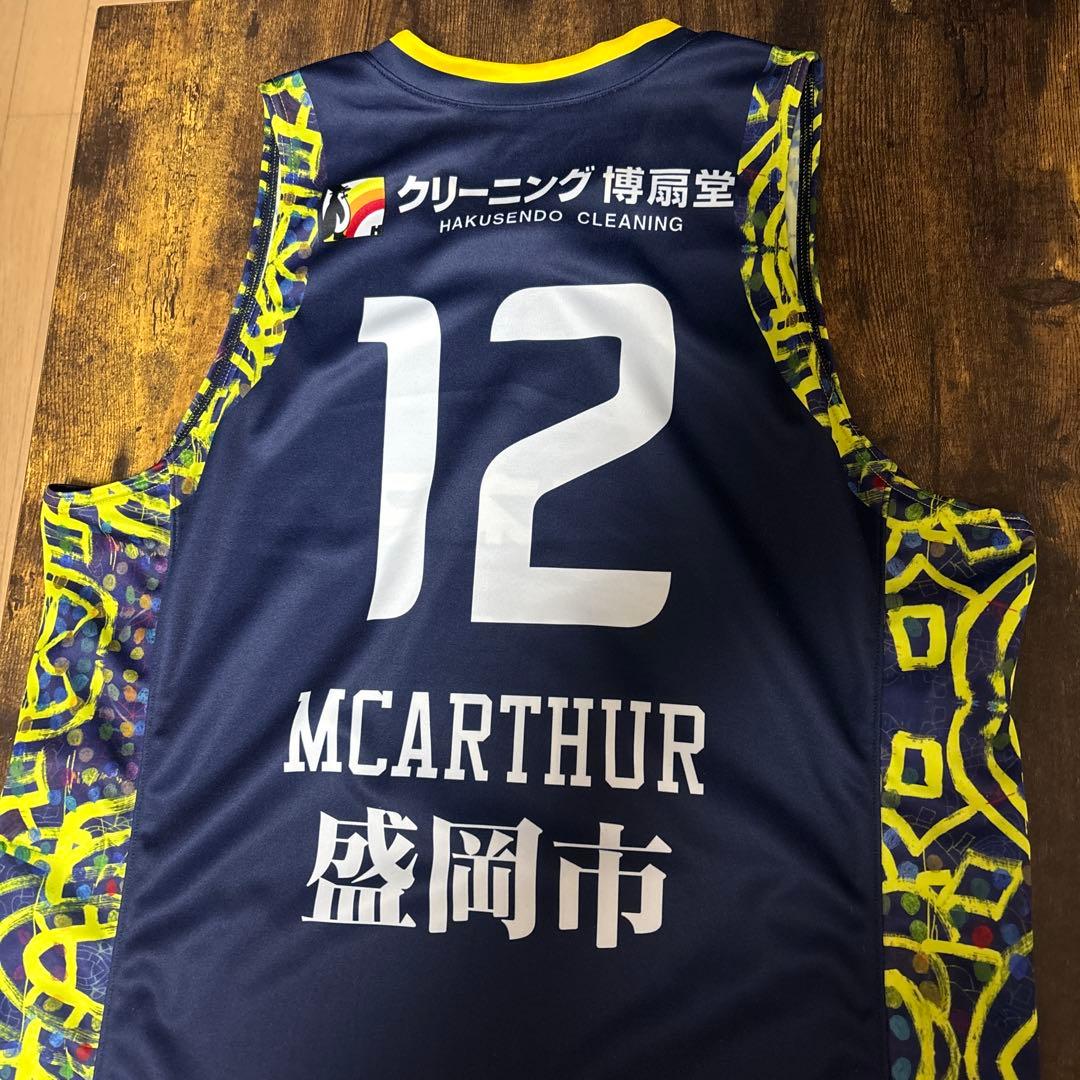 岩手ビッグブルズ　本人実使用　復興祈念ユニフォーム　ヘラルボニー　ペナルティ
