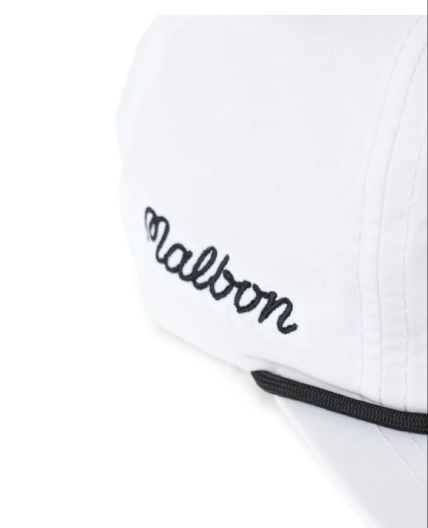 BEAMS GOLF 別注　☆Malbon キャップ ホワイト