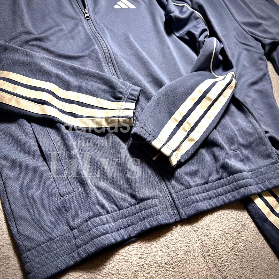 【Ｌサイズ】adidas上下セットアップ　トラックスーツ　青　ブルー　新品未使用