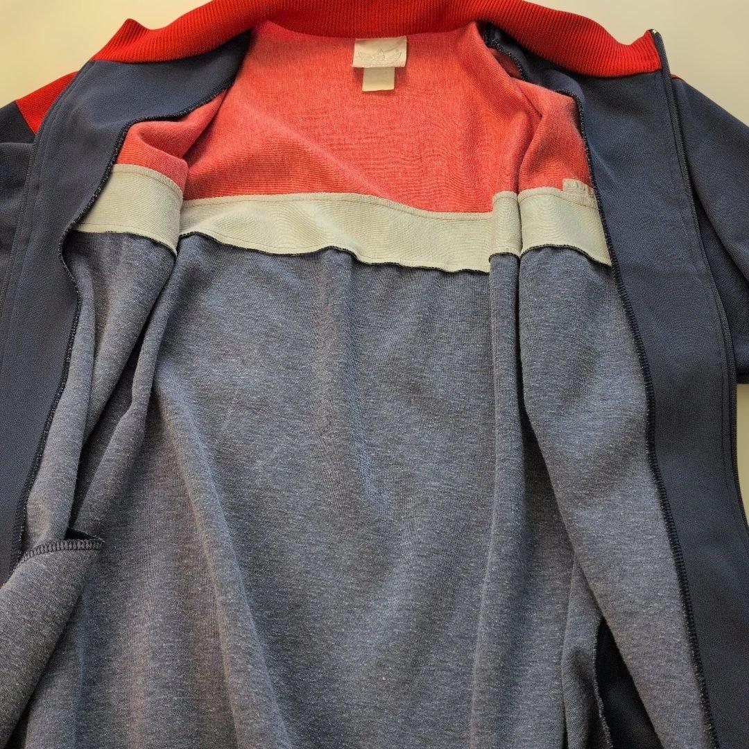 adidas アディダス 銀タグ　ジャージ 80年代 ビッグサイズ