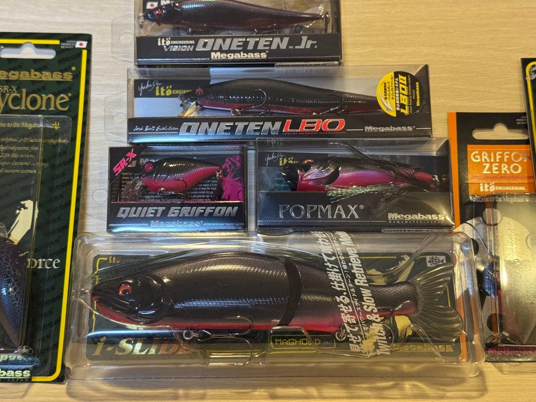 メガバス　新品未開封　ブラックヴァイパーセット
