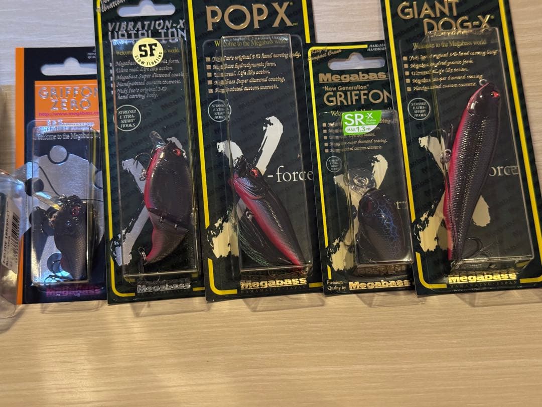メガバス　新品未開封　ブラックヴァイパーセット