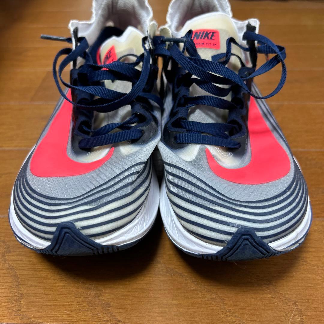 Nike Zoom Fly SP ランニングシューズ グレー/ピンク