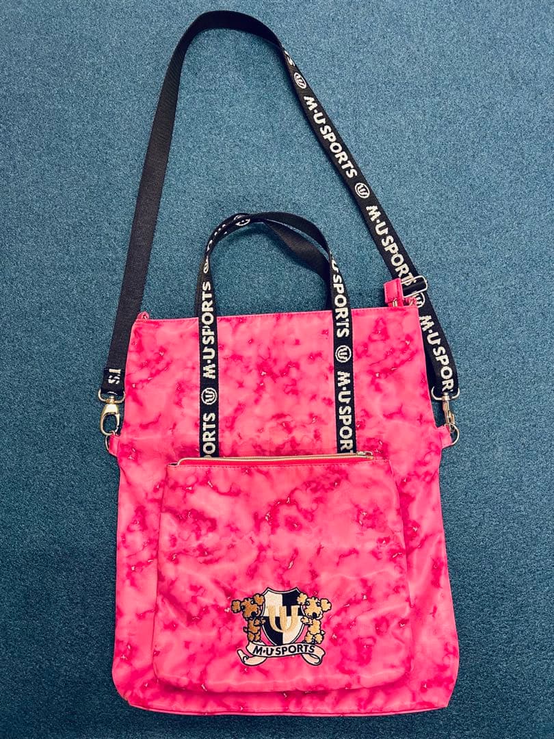 M-U SPORTS ♡美品♡ マーブルピンクバッグ