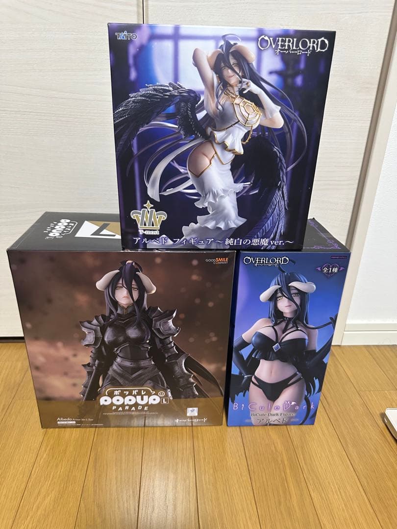 オーバーロード　アルベド　フィギュア　3体セット
