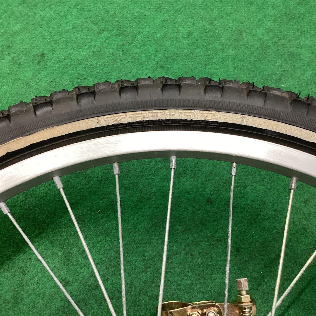 アルミリム　後輪　22x1.75 タイヤ付 外装6段 22インチ　バンドブレーキ