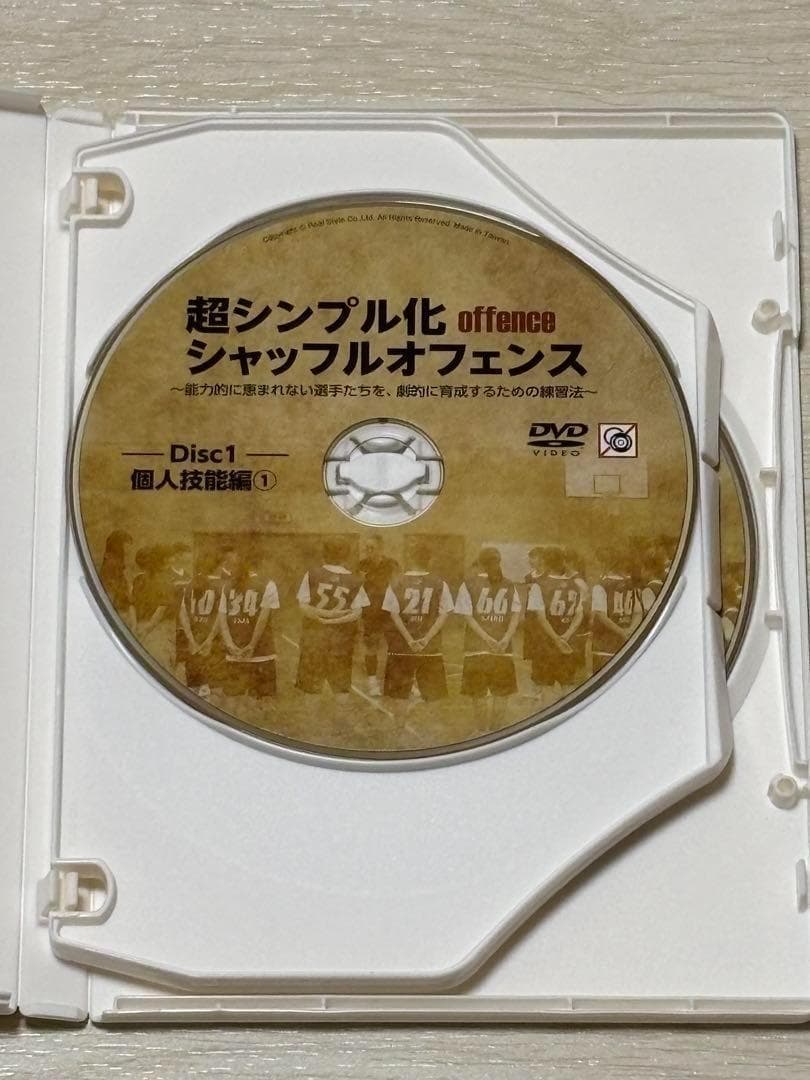 【バスケ指導DVD】 超シンプル化シャッフルオフェンス 2巻セットDVD4枚