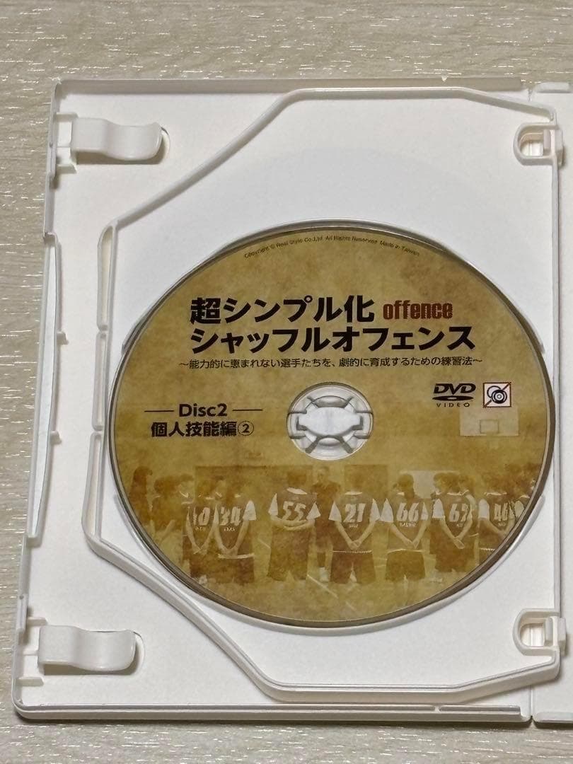 【バスケ指導DVD】 超シンプル化シャッフルオフェンス 2巻セットDVD4枚