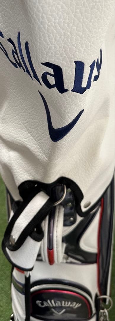 Callaway キャディバッグ ホワイト レッド 大き目サイズ ゴルフ