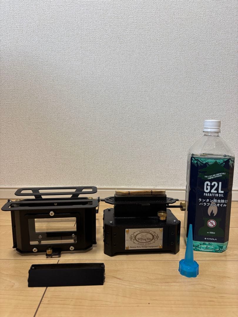 【美品】パラフィンオイルストーブ G2L(1.9L)オイル付