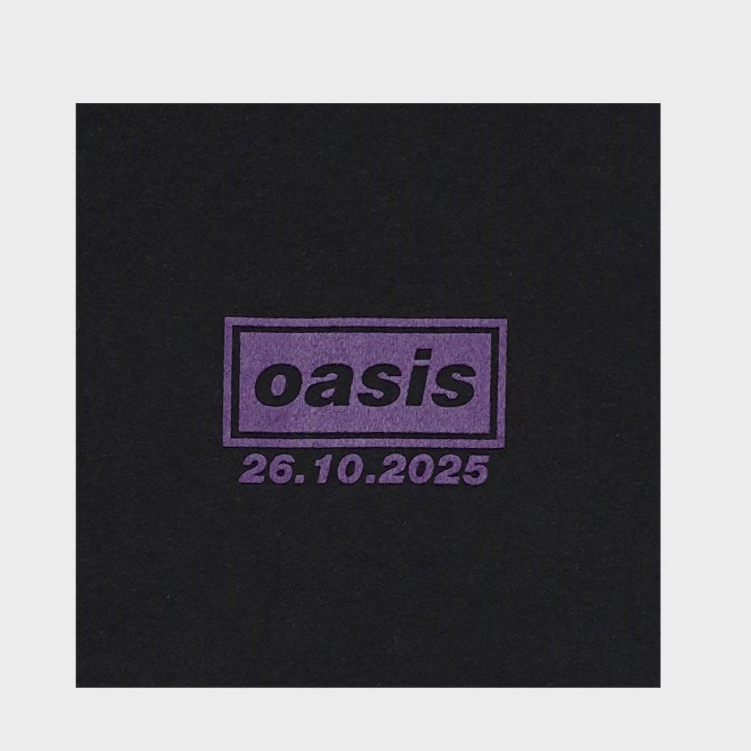 【新品】オアシス 2025来日公演公式ツアーTシャツ 東京ドーム 10.26 M