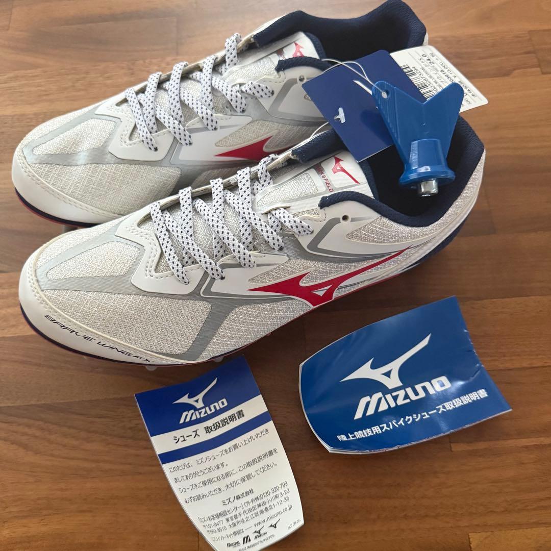 MIZUNO 陸上競技用スパイクシューズ　ブレイブウイングFX 24cm