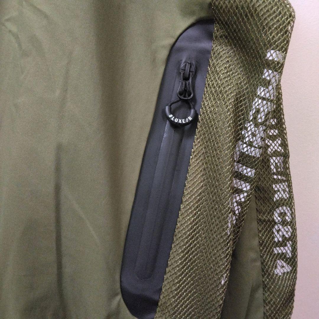 [サンプルSALE /D336 ] LUXE/R ナイロン布帛ハーフジップ